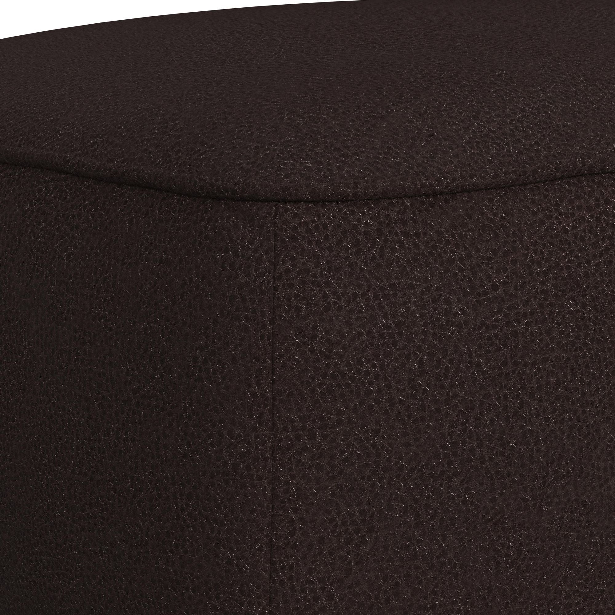Destiny - Ottoman With Wood Base - Stylish Home Furniture