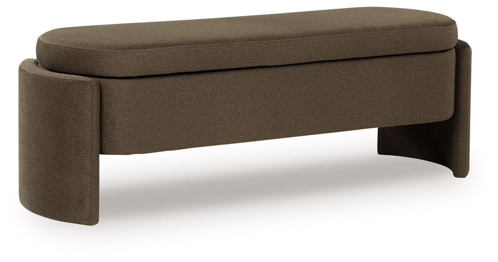 Vavuniya - Storage Bench - Brown - Stylish Home Furniture