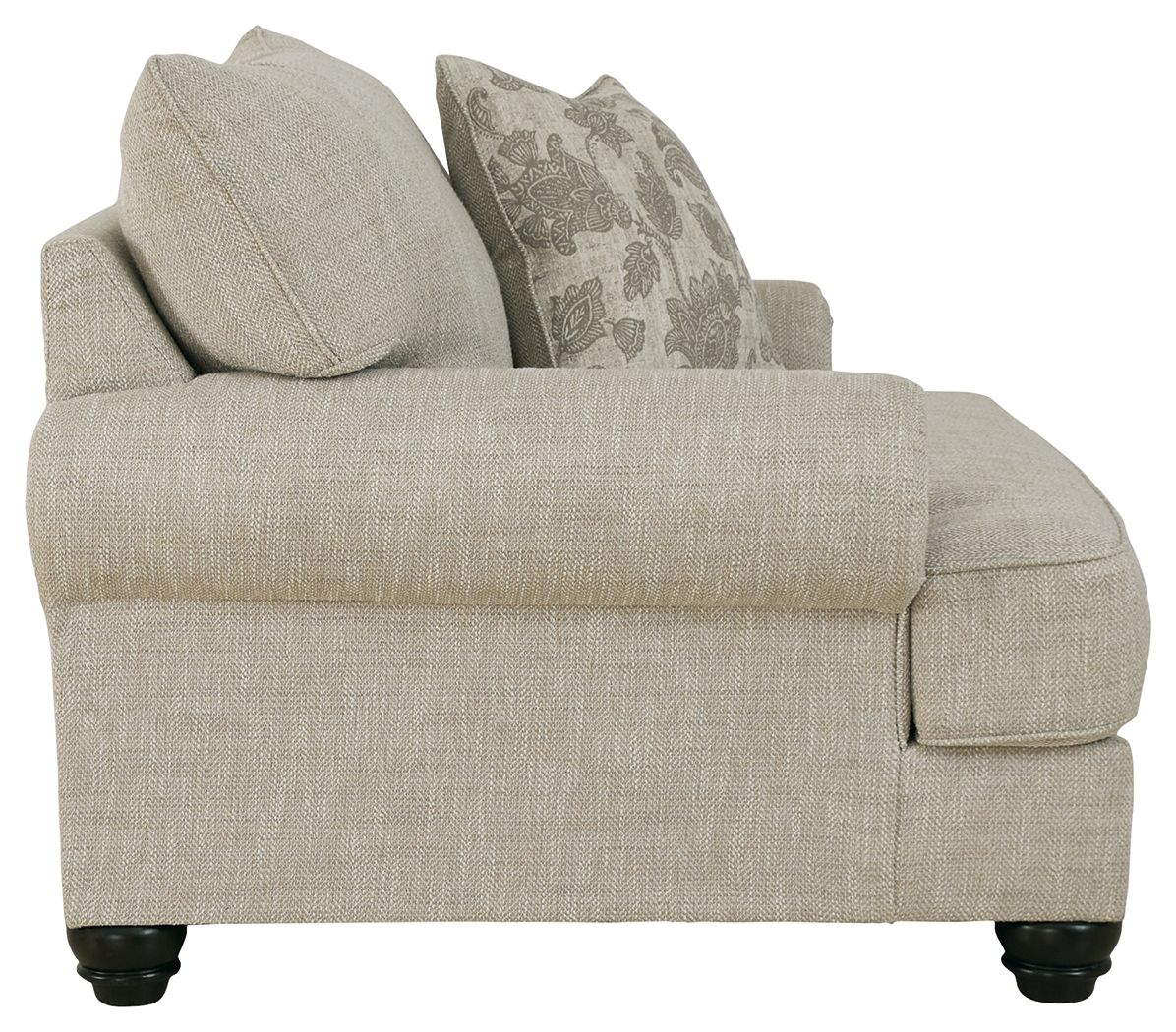 Asanti - Chair and a Half - Fog - Stylish Home Furniture