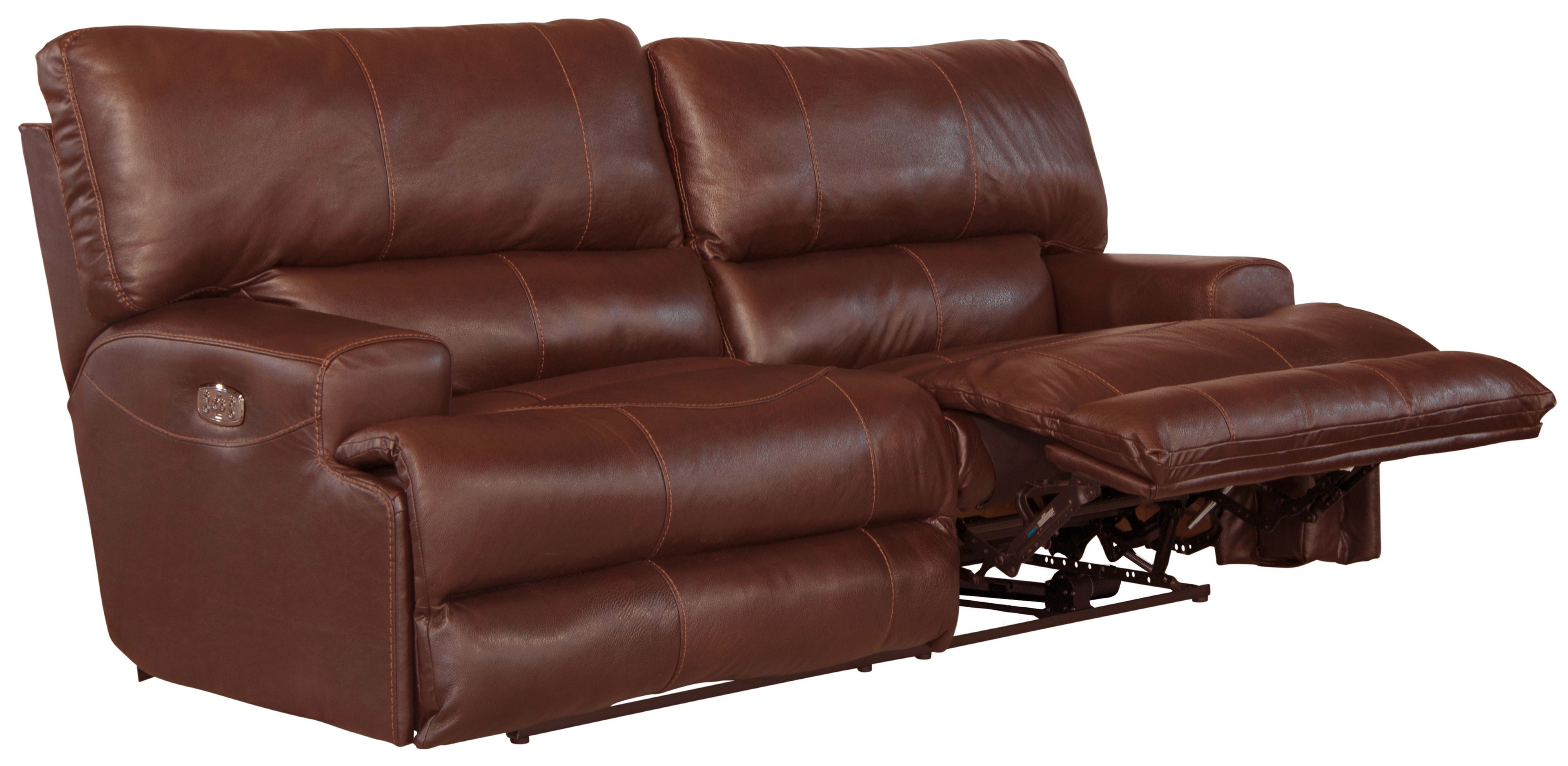 Wembley - Power Headrest With Lumbar Lay Flat Reclining Sofa - Stylish Home Furniture