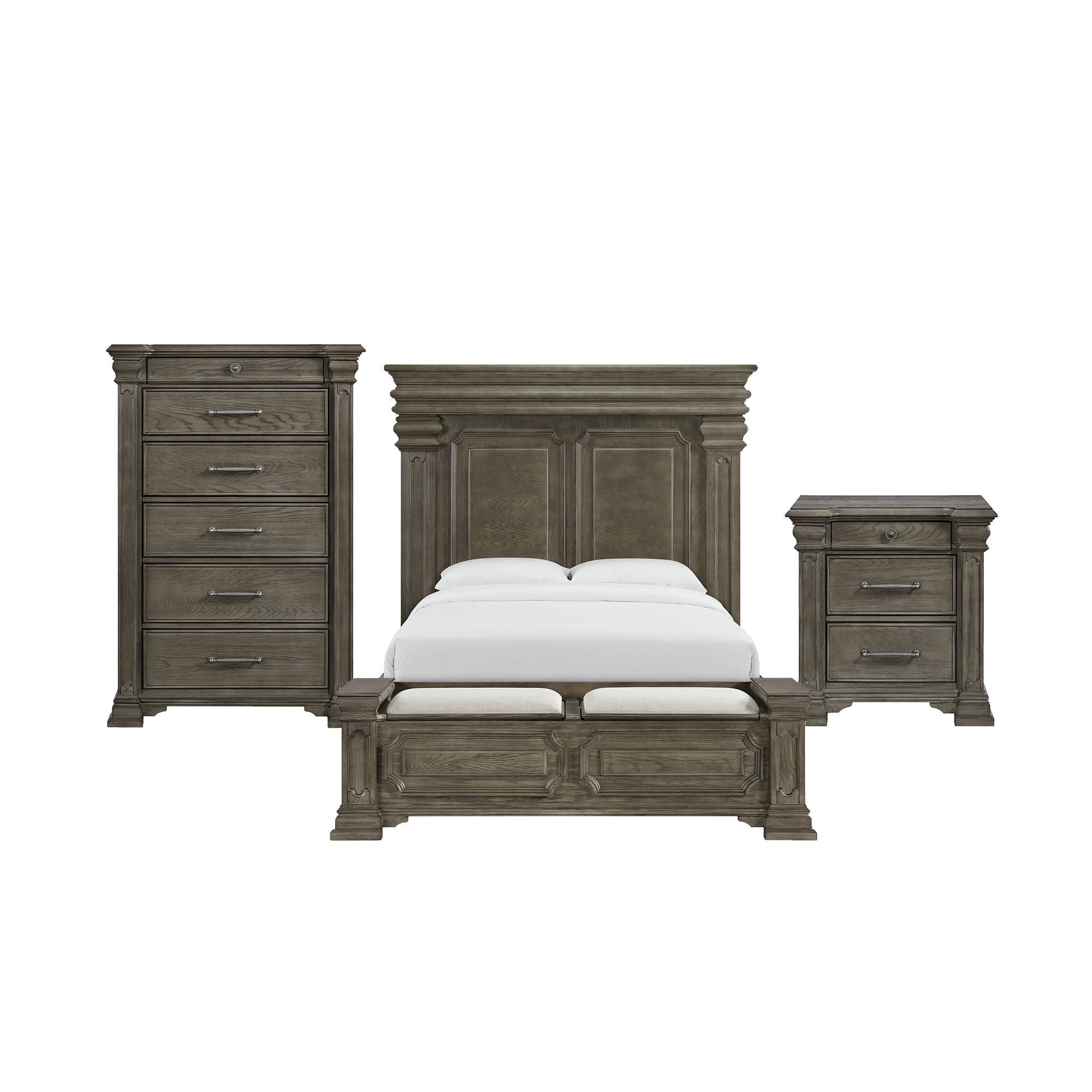 Kings Court - Storage Bedroom Set - Stylish Home Furniture