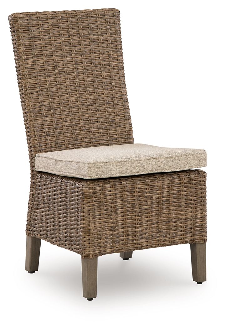 Laguna Heights - Side Chair With Cushion (Set of 2) - Beige - Stylish Home Furniture