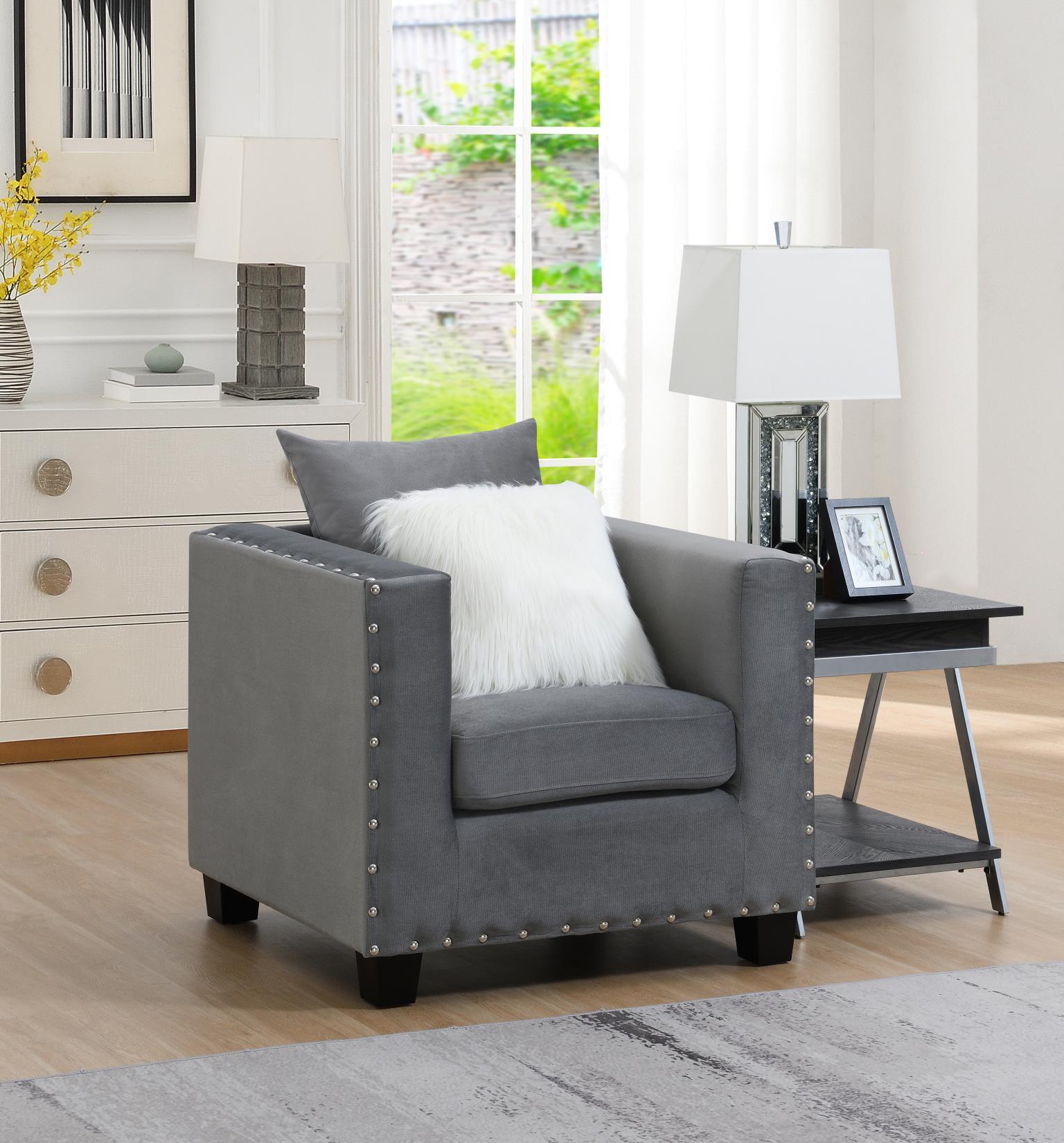 U513 - Chair - Gray - Stylish Home Furniture