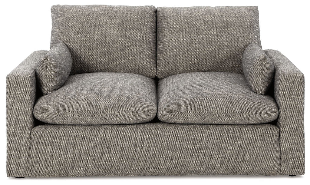Dramatic - Loveseat - Granite - Stylish Home Furniture