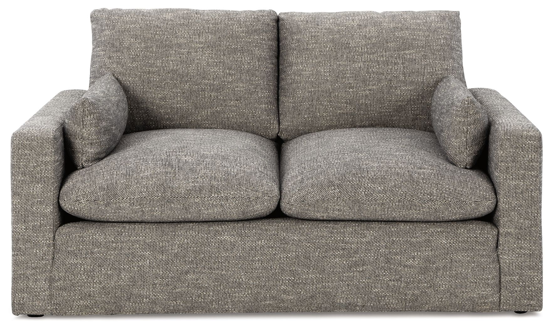 Dramatic - Loveseat - Granite - Stylish Home Furniture