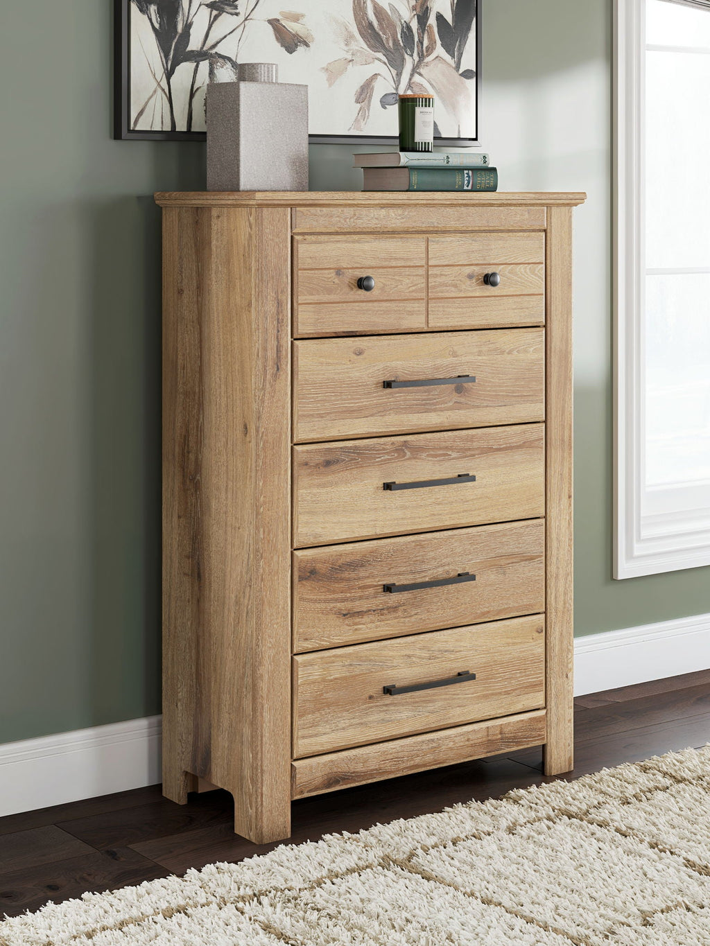 Makidern - Five Drawer Chest - Stylish Home Furniture