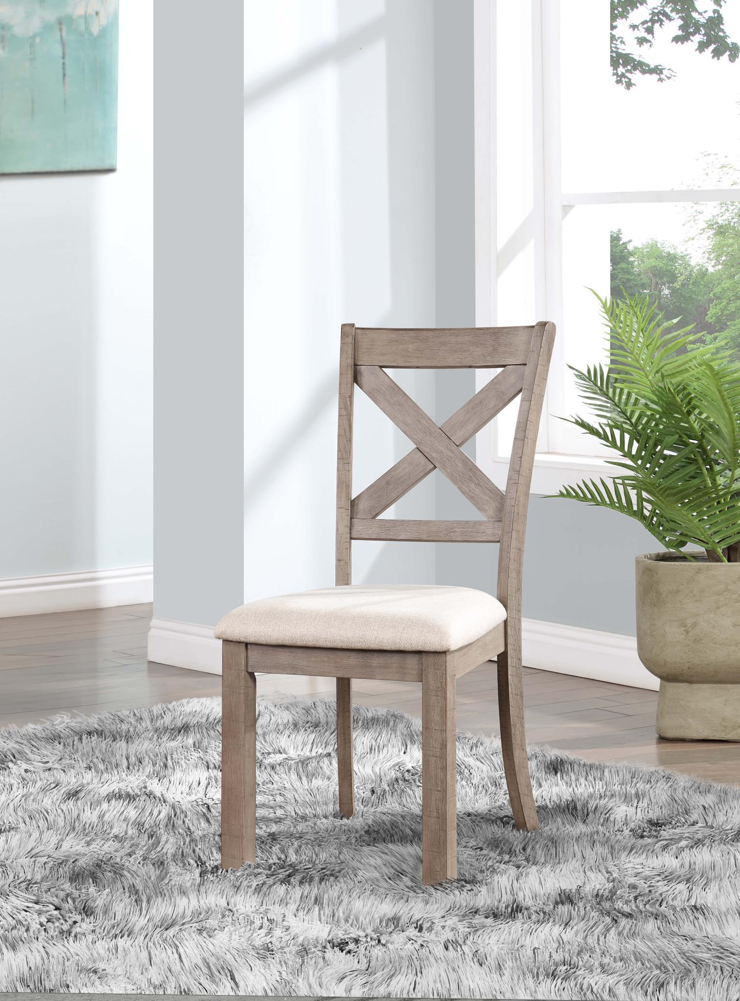 D112 - Dining Side Chair - Gray - Stylish Home Furniture