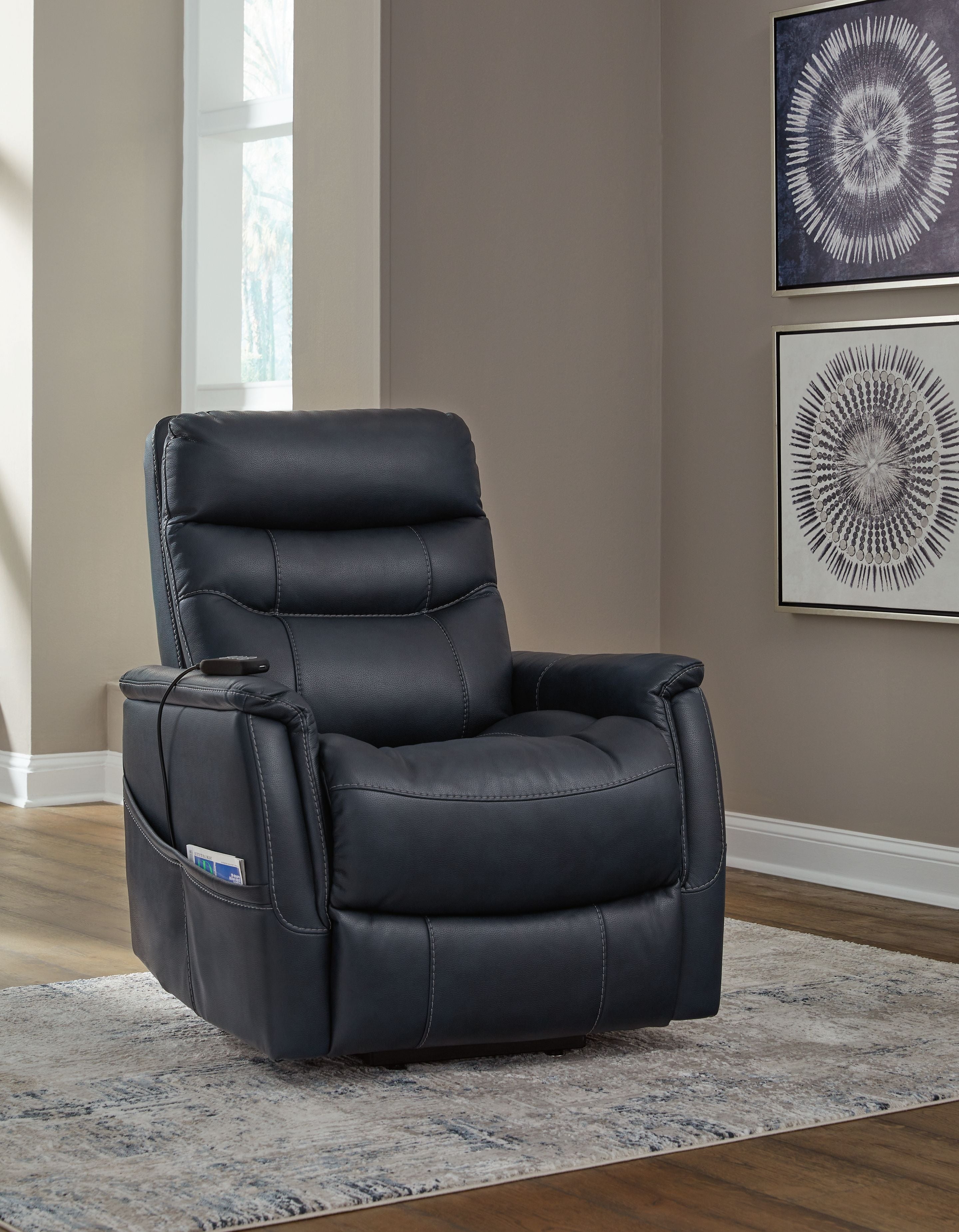 Strawbill - Power Lift Recliner - Stylish Home Furniture