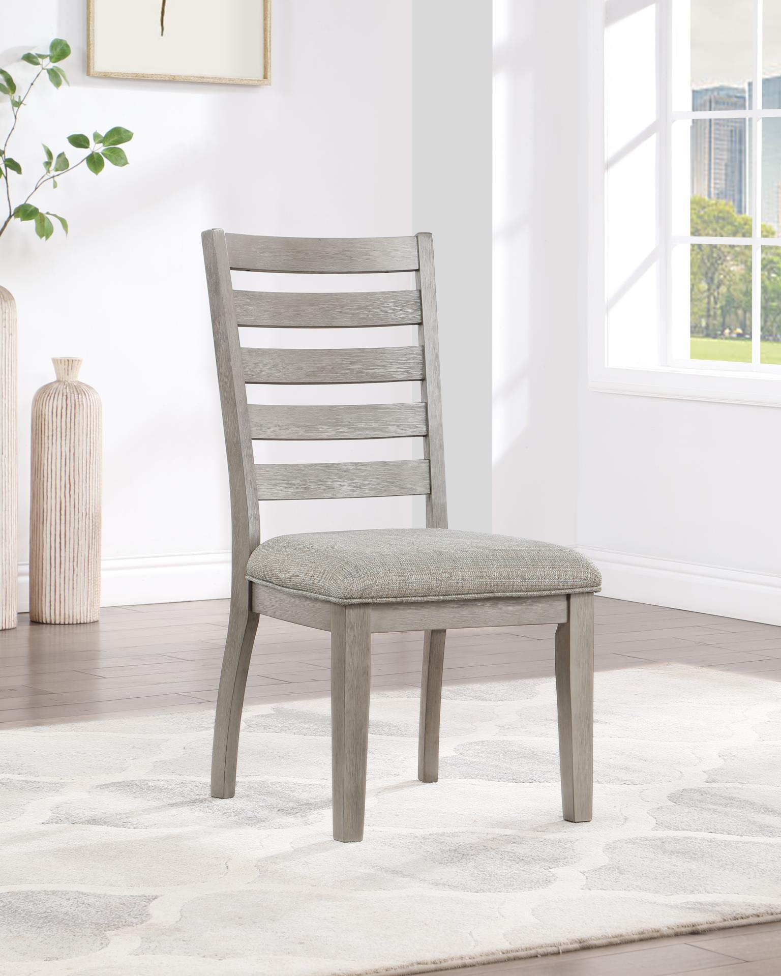 D146 - Dining Chair (Set of 2) - Gray - Stylish Home Furniture