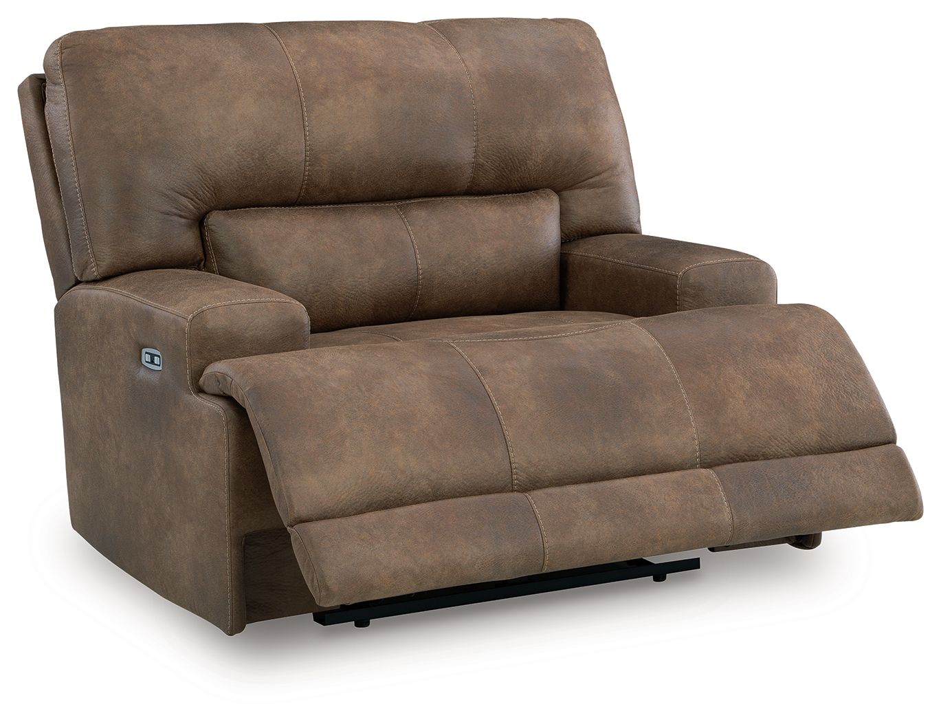 Beckley Place - Power Recliner With Adjustable Headrest - Earth - Stylish Home Furniture