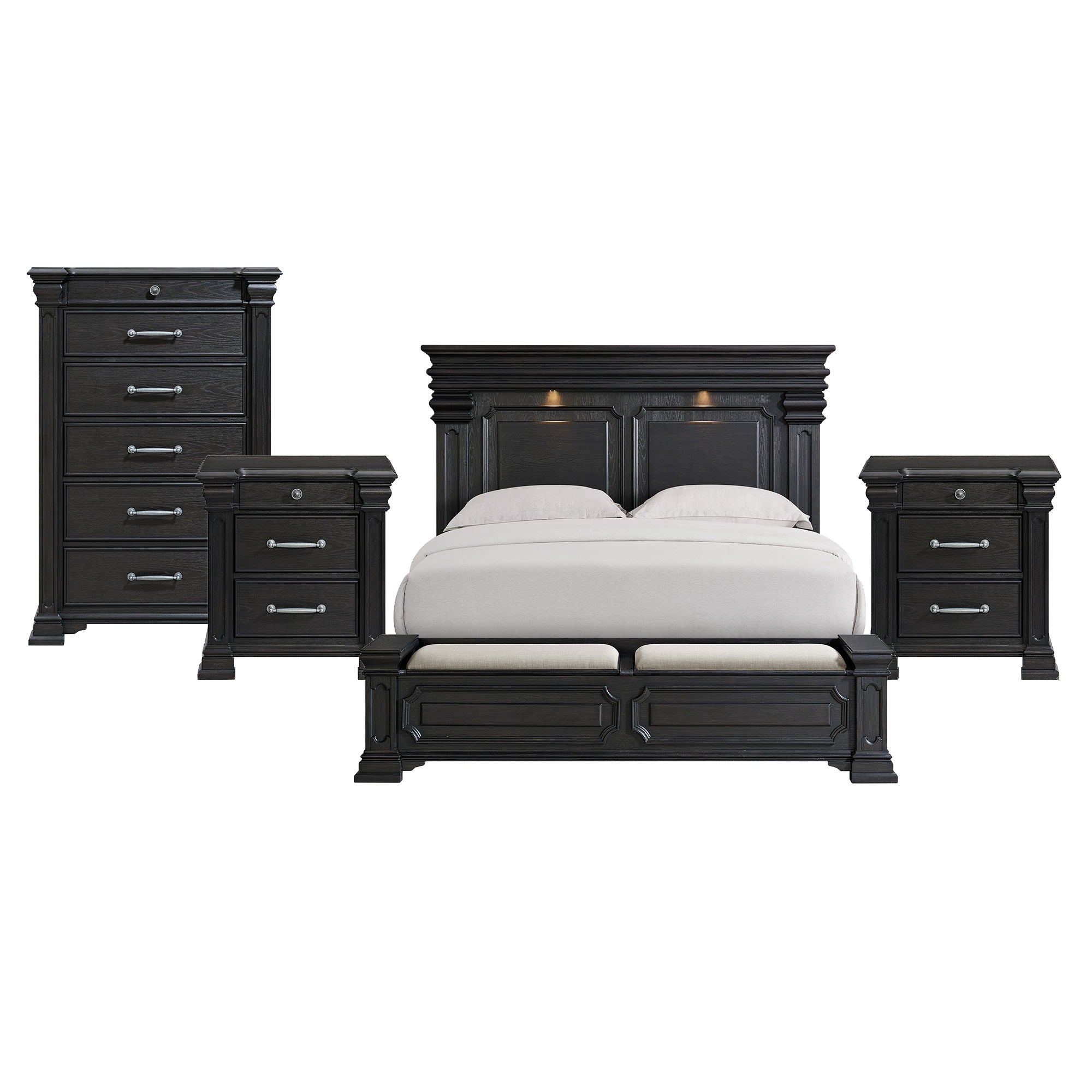 Kings Court - Storage Bedroom Set - Stylish Home Furniture