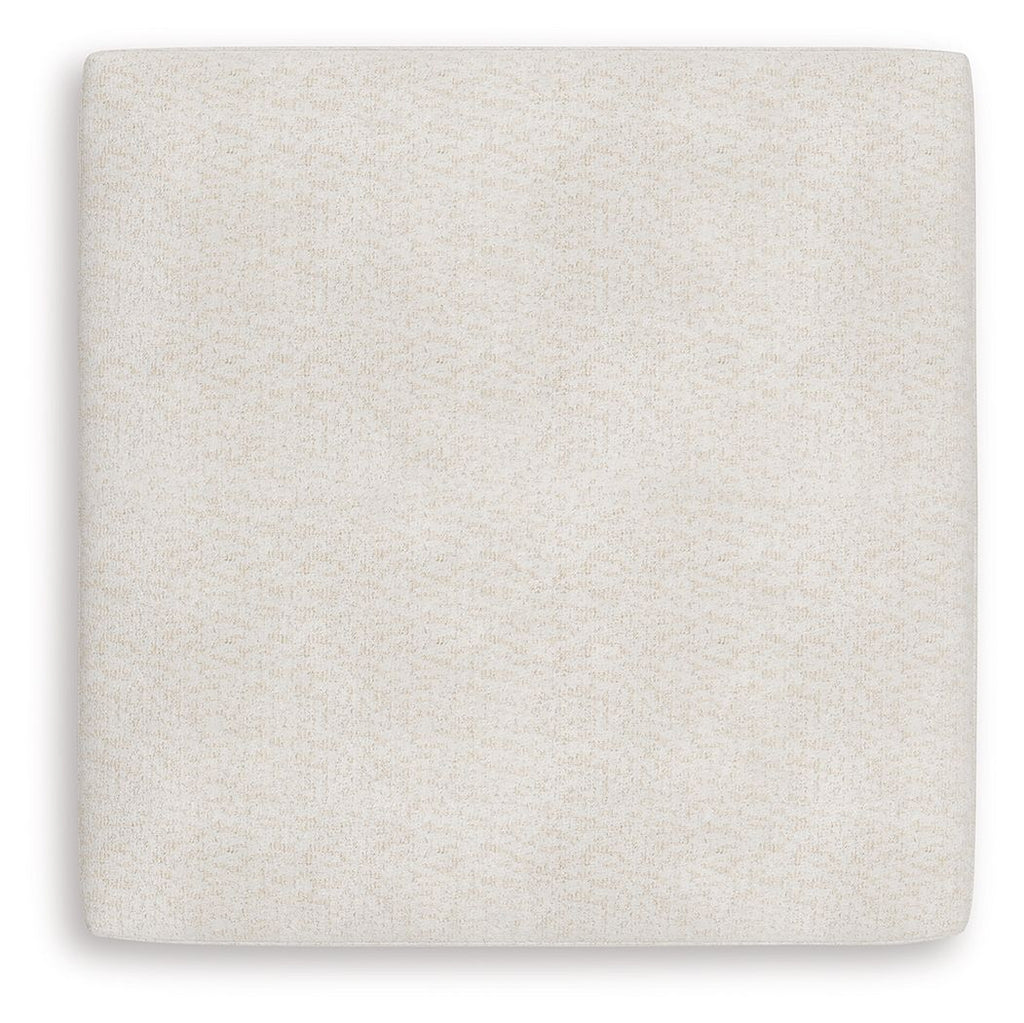 Donelson Creek - Oversized Accent Ottoman - Vanilla - Stylish Home Furniture