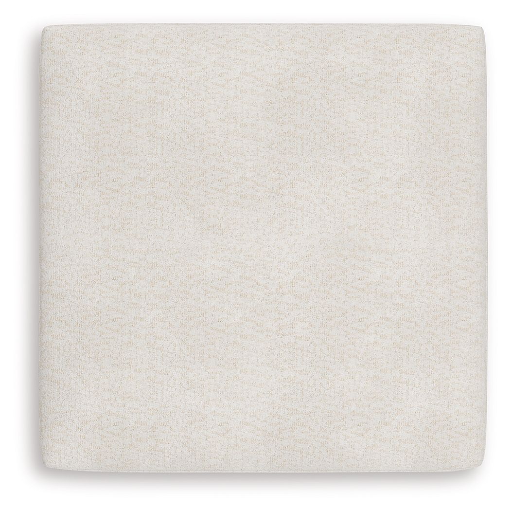 Donelson Creek - Oversized Accent Ottoman - Vanilla - Stylish Home Furniture