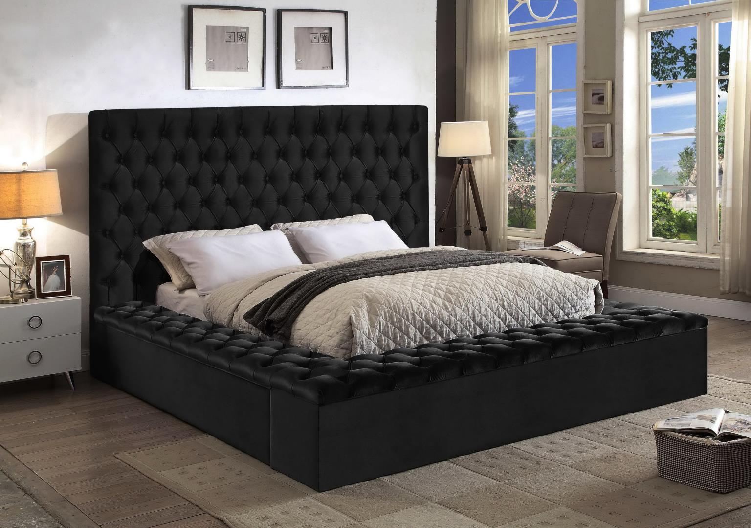 B565 - Velvet Bed - Stylish Home Furniture