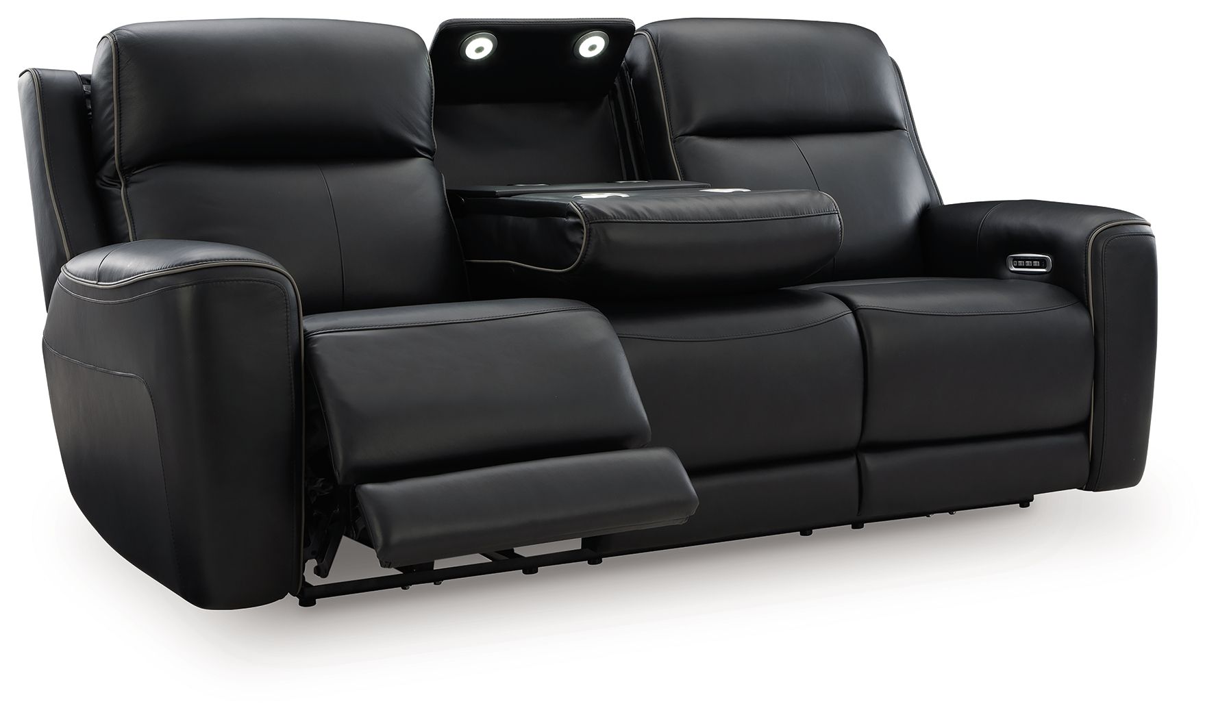 5Z-Comfort - Relaxation - Power Reclining Sofa With Adj Headrest - Stylish Home Furniture