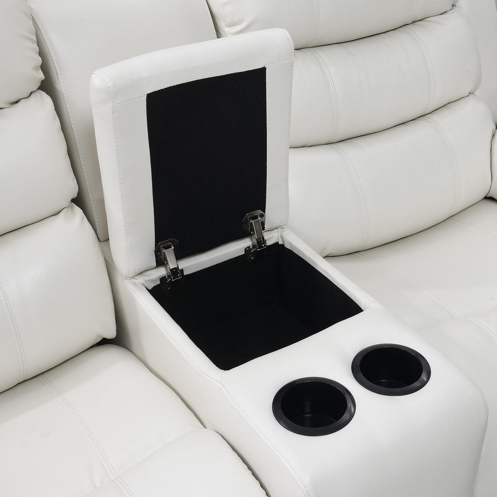 U157 - Motion LED Loveseat - White