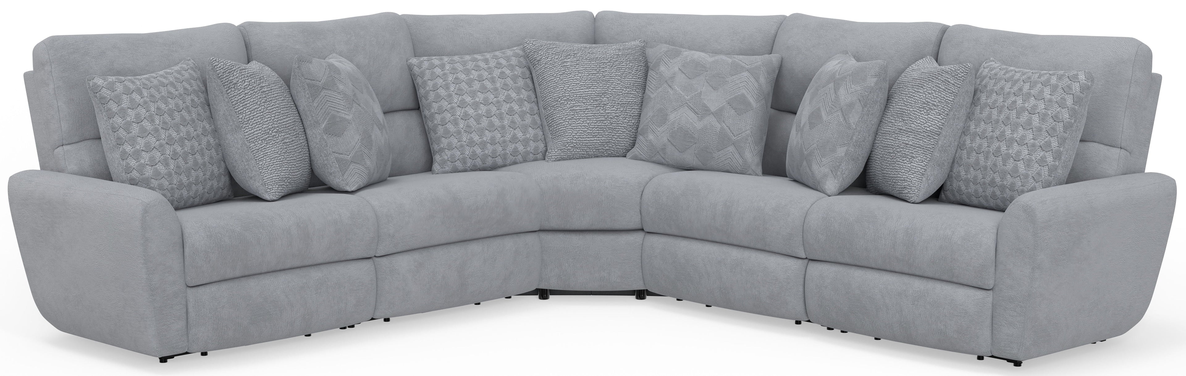 Majesty - Deep Seating Power Reclining Sectional - Stylish Home Furniture