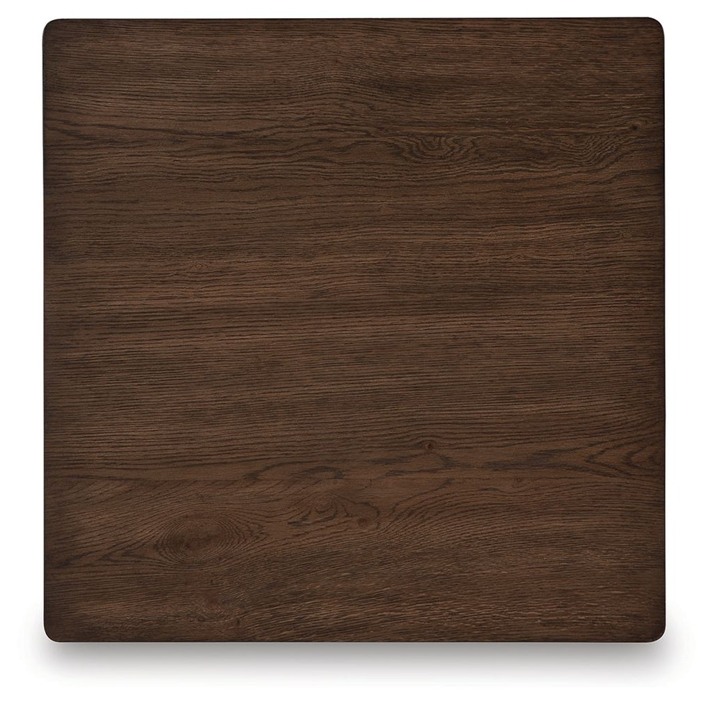 Hannodream - Square End Table - Warm Brown - Stylish Home Furniture