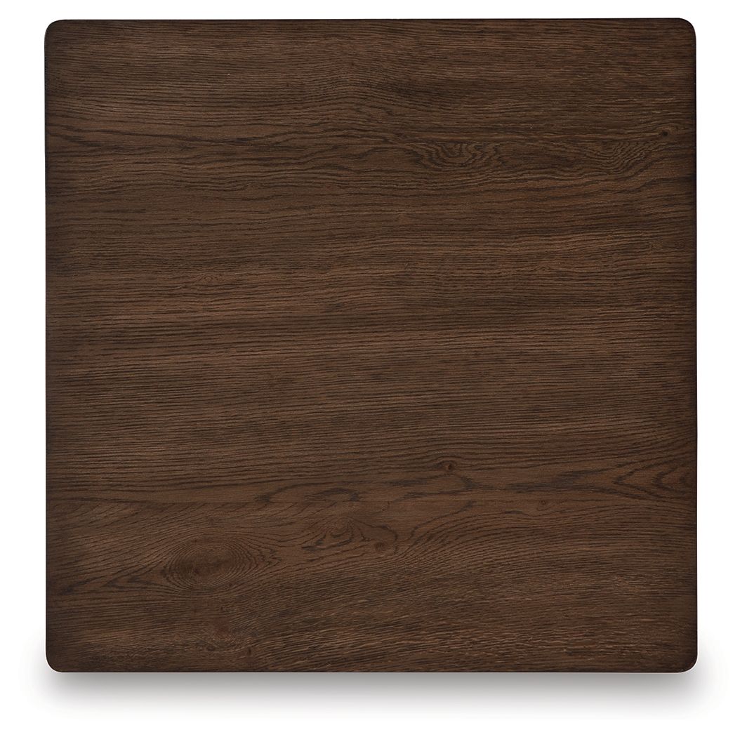 Hannodream - Square End Table - Warm Brown - Stylish Home Furniture