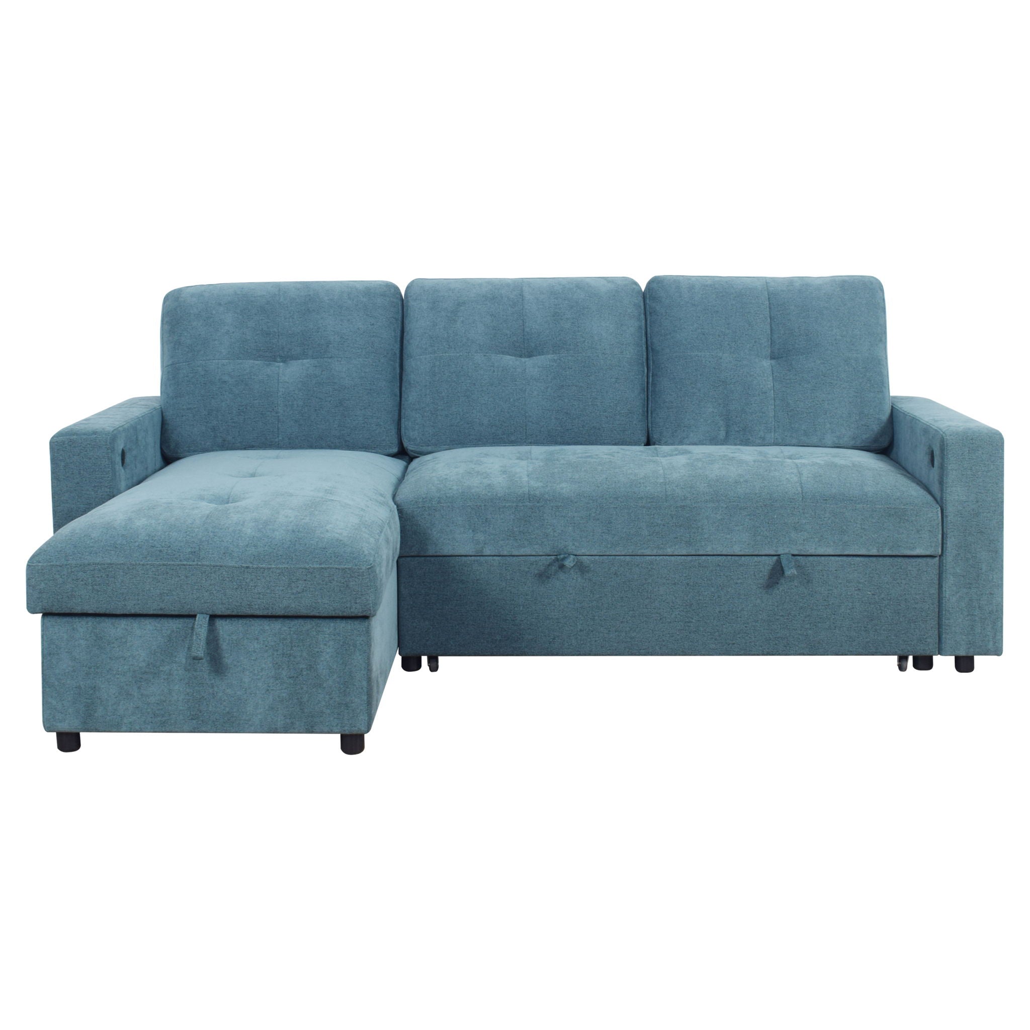 Greer - 2 Pieces LAF Sofa/Chaise - Green - Stylish Home Furniture