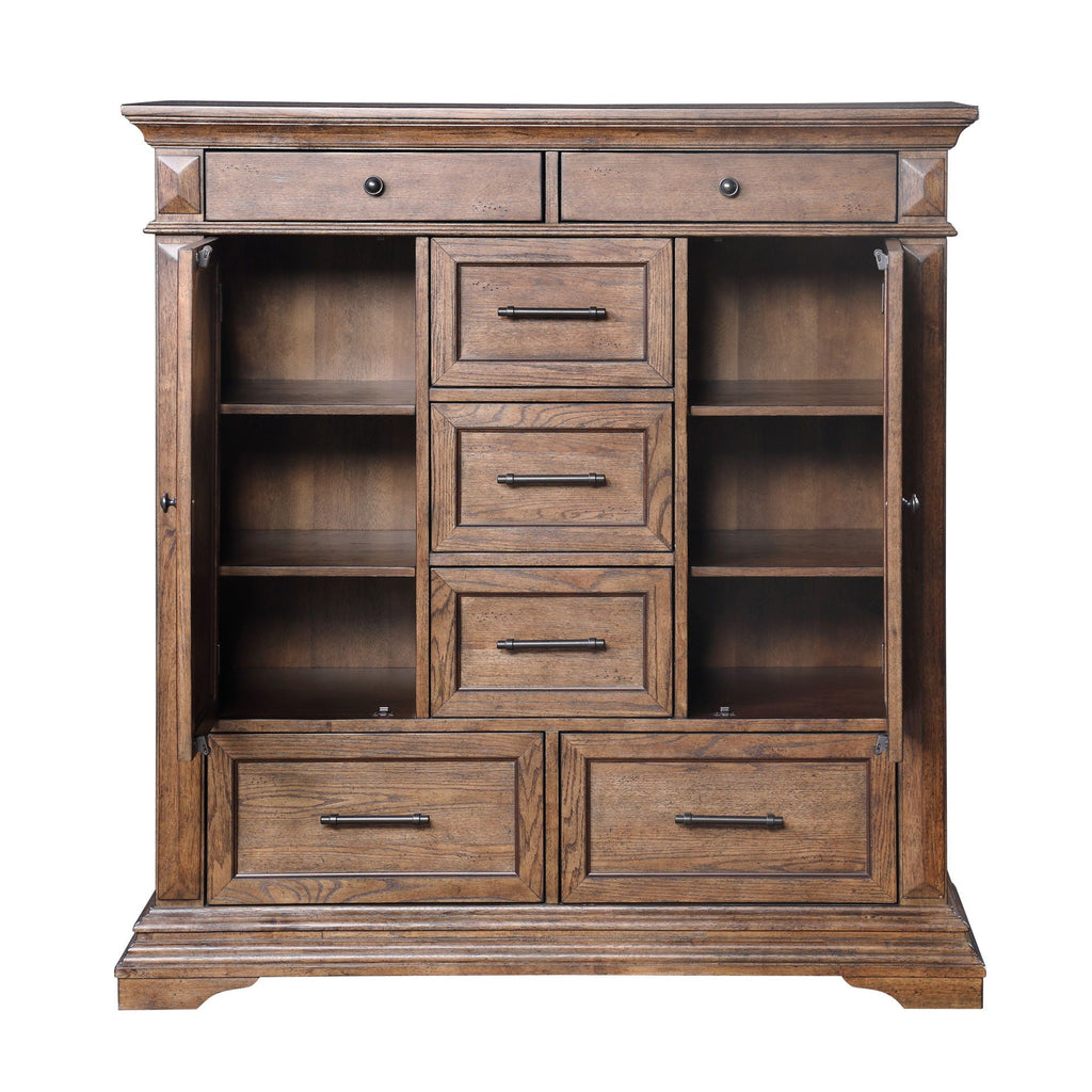 Mar Vista - Door Chest - Walnut - Stylish Home Furniture