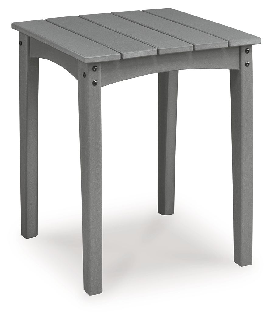 Cove Beach - Square End Table - Gray - Stylish Home Furniture