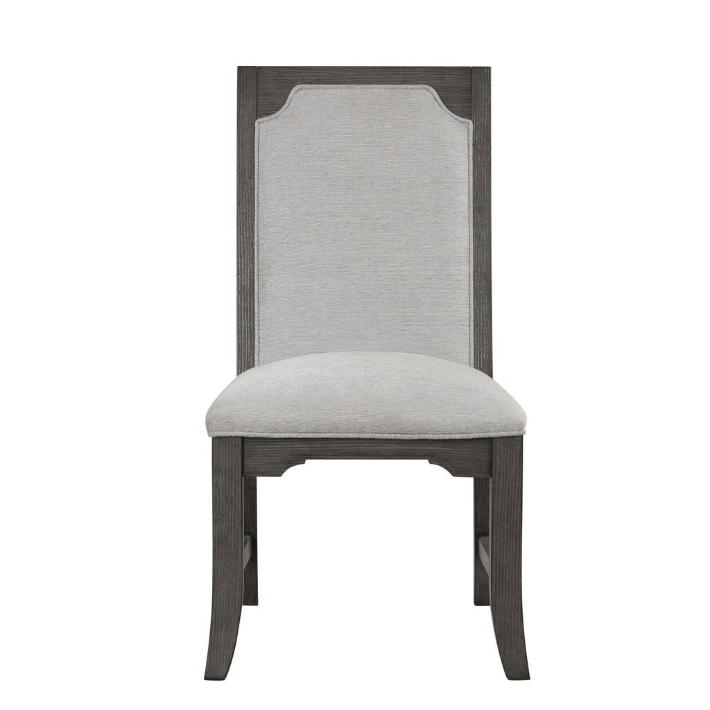 Lisbon - Dining Side Chair (Set of 2) - Gray - Stylish Home Furniture