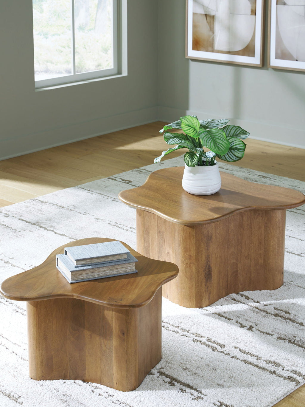 Abeford - Accent Cocktail Table (Set of 2) - Brown - Stylish Home Furniture