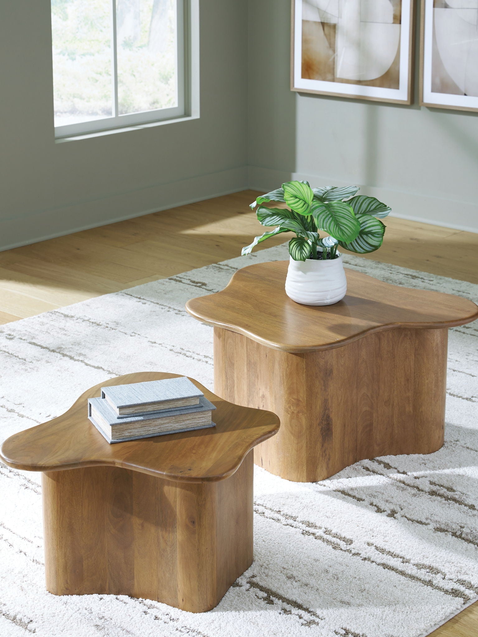 Abeford - Accent Cocktail Table (Set of 2) - Brown - Stylish Home Furniture