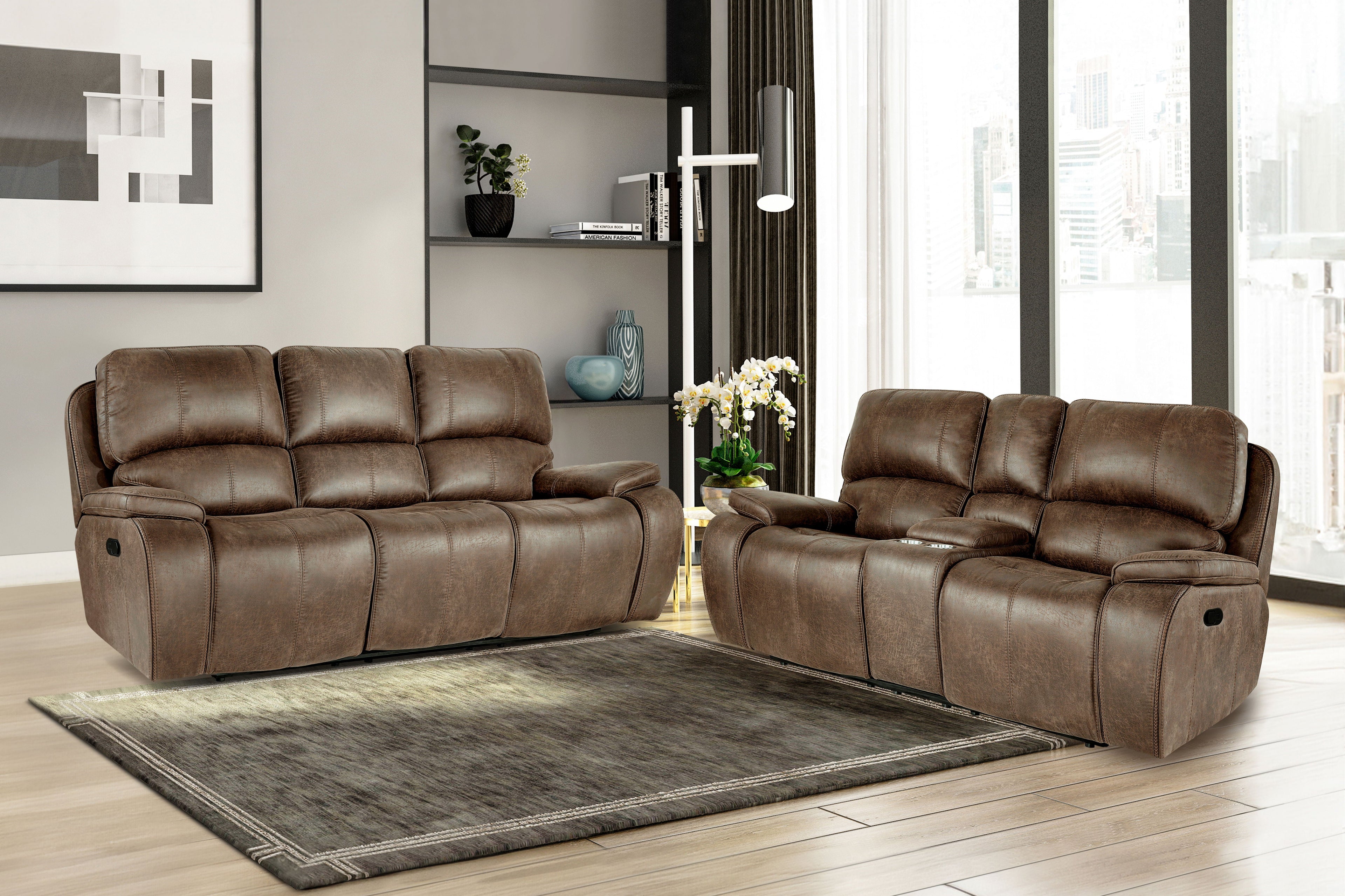 Brookings - Reclining Sofa Set - Stylish Home Furniture