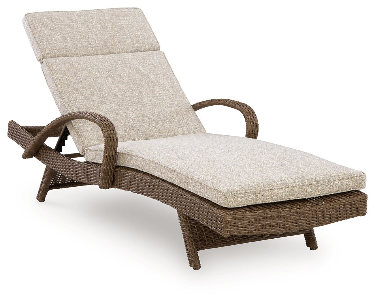 Laguna Heights - Chaise Lounge With Cushion - Beige - Stylish Home Furniture