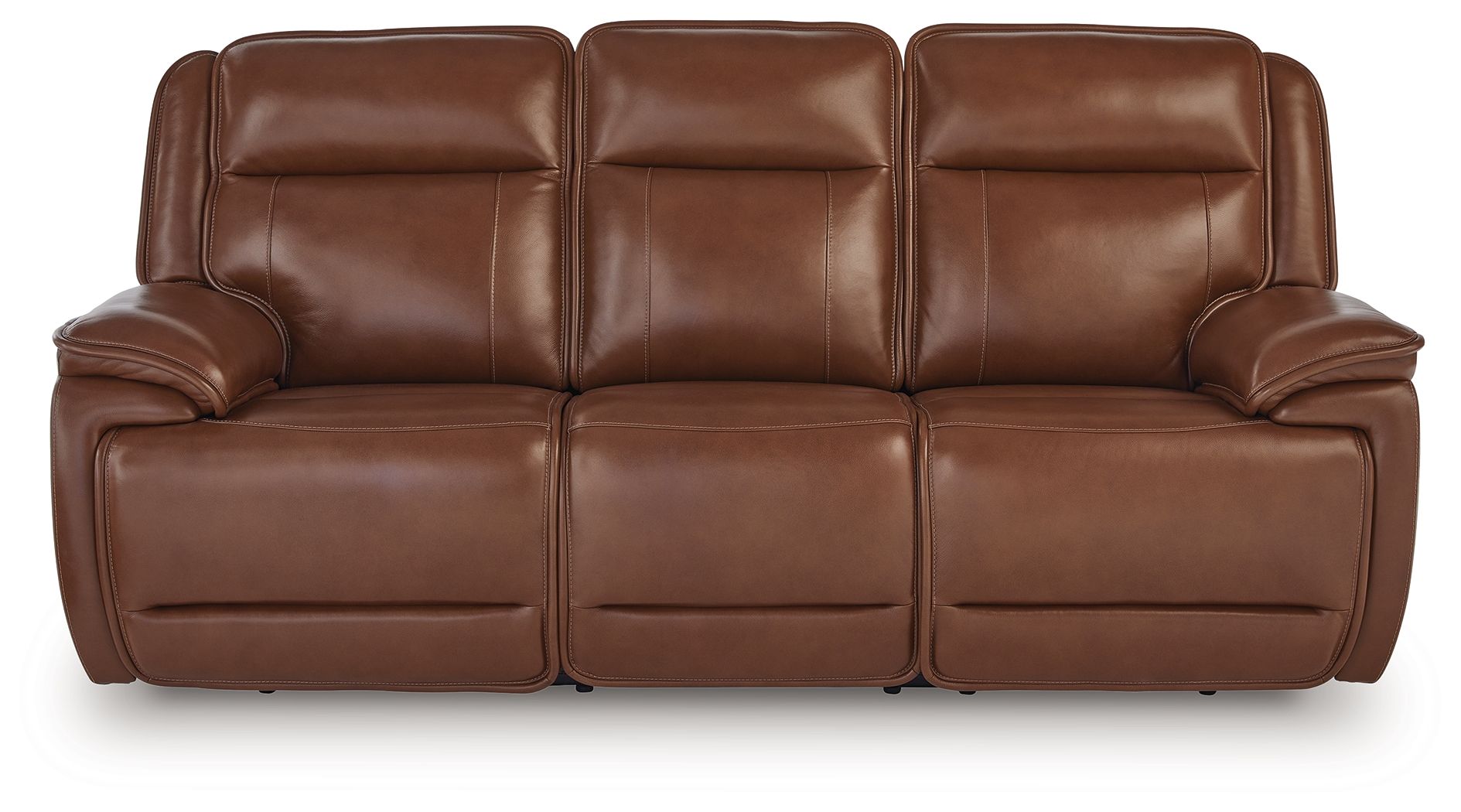 Healy Pier - Power Reclining Sofa / Adj Headrest - Chocolate - Stylish Home Furniture