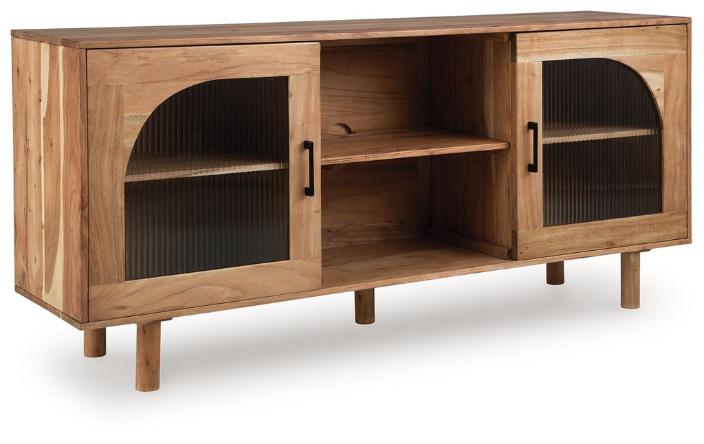 Adway - Accent Cabinet - Natural Brown - Stylish Home Furniture