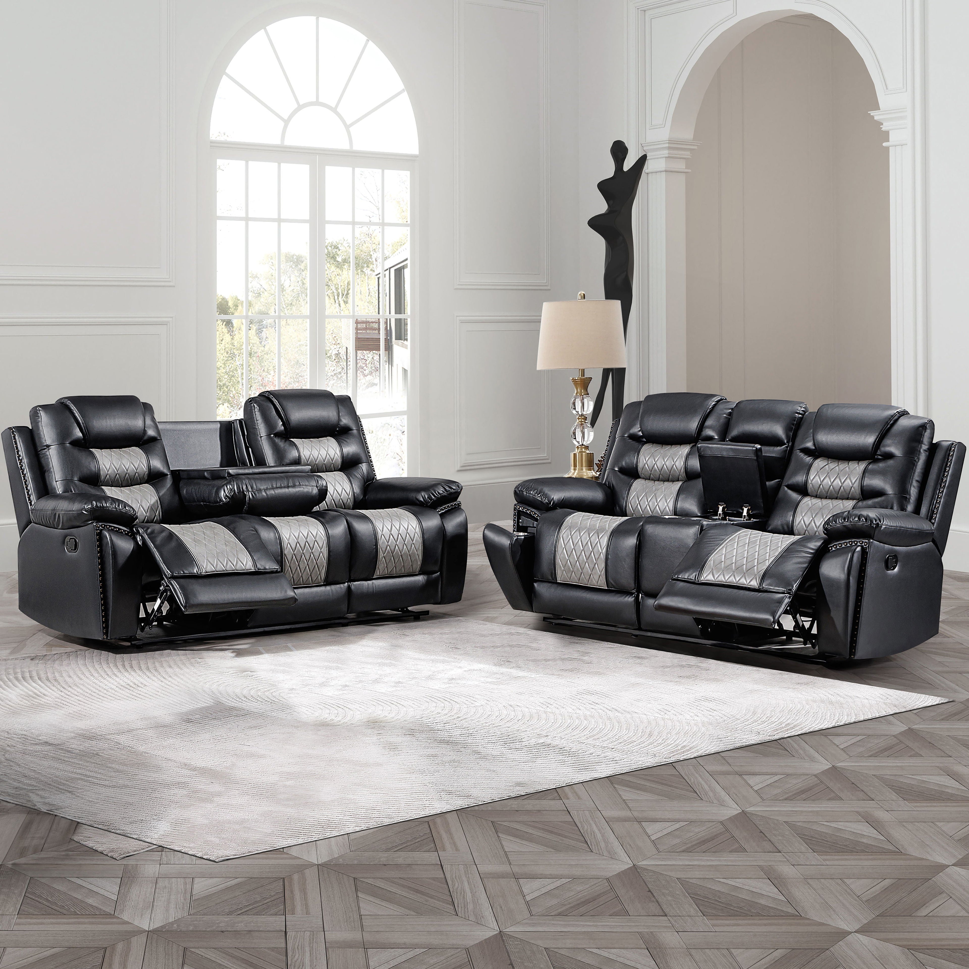Nikko - Reclining Sofa Set - Stylish Home Furniture