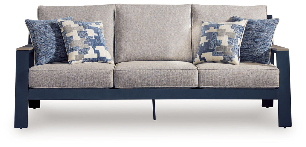 East Beach - Sofa With Cushion - Blue - Stylish Home Furniture