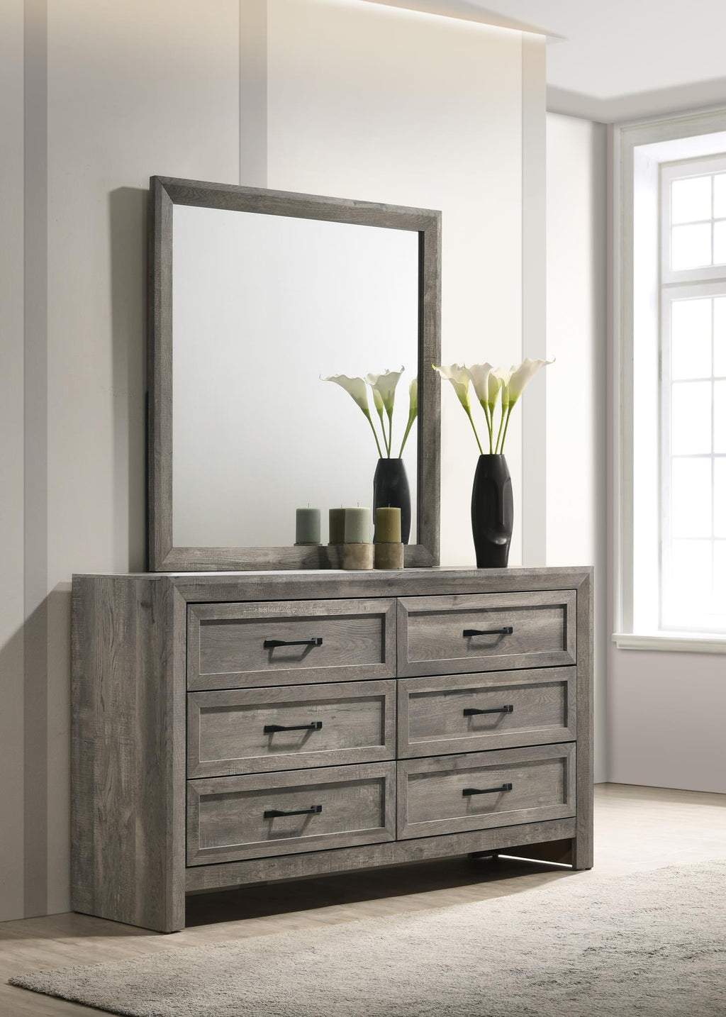 B402 - Dresser - Gray - Stylish Home Furniture