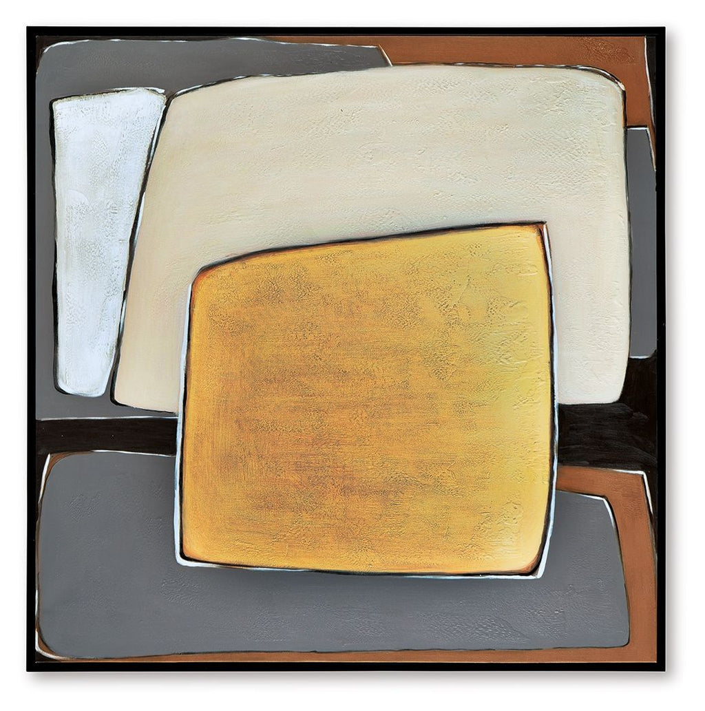 Actman - Wall Art - Cream / Brown / Gray - Stylish Home Furniture
