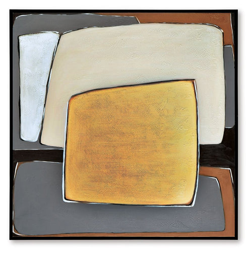 Actman - Wall Art - Cream / Brown / Gray - Stylish Home Furniture