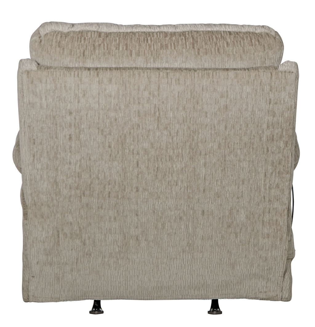 Refresher - Power Headrest Power Rocker Recliner With CR3 Heat / Massage / Lumbar - Stylish Home Furniture