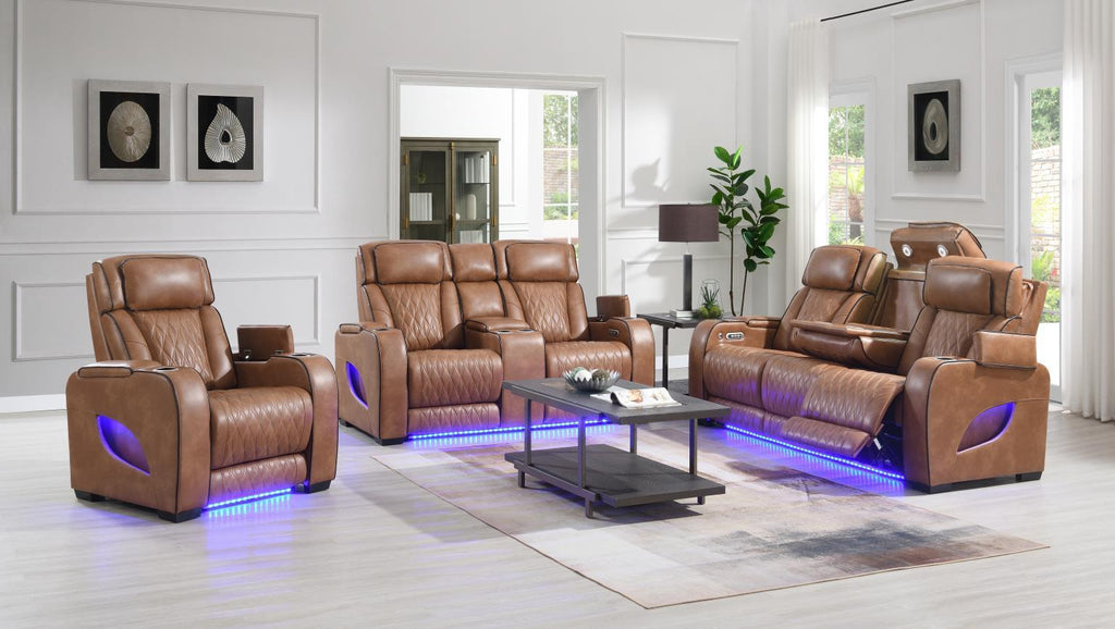 U72 - Power Reclining Chair - Brown - Stylish Home Furniture
