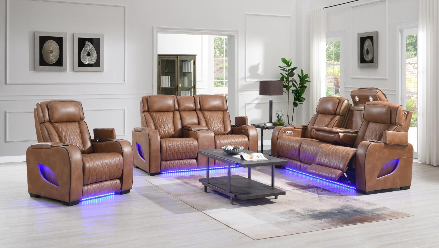 U72 - Power Reclining Chair - Brown - Stylish Home Furniture