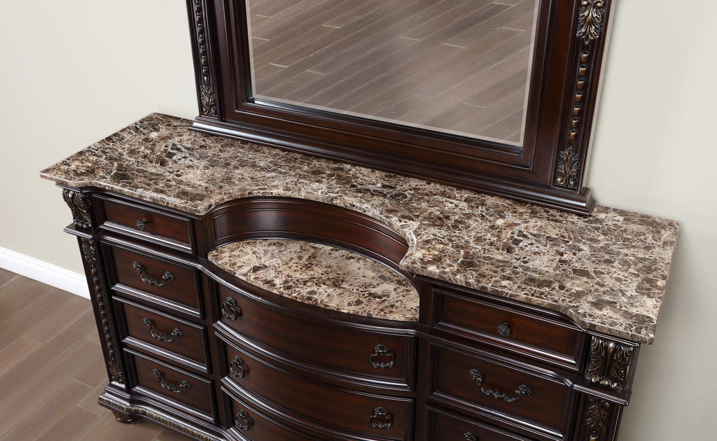B054 - Dresser - Cherry - Stylish Home Furniture