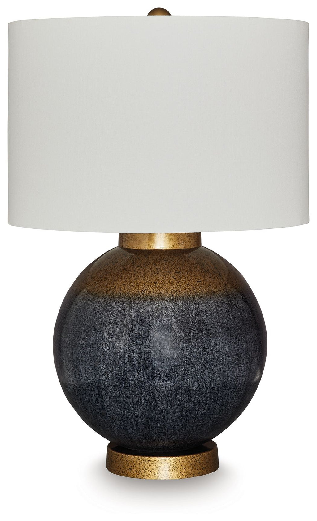 Adara - Metal Table Lamp - Blue / Gold Finish - Stylish Home Furniture