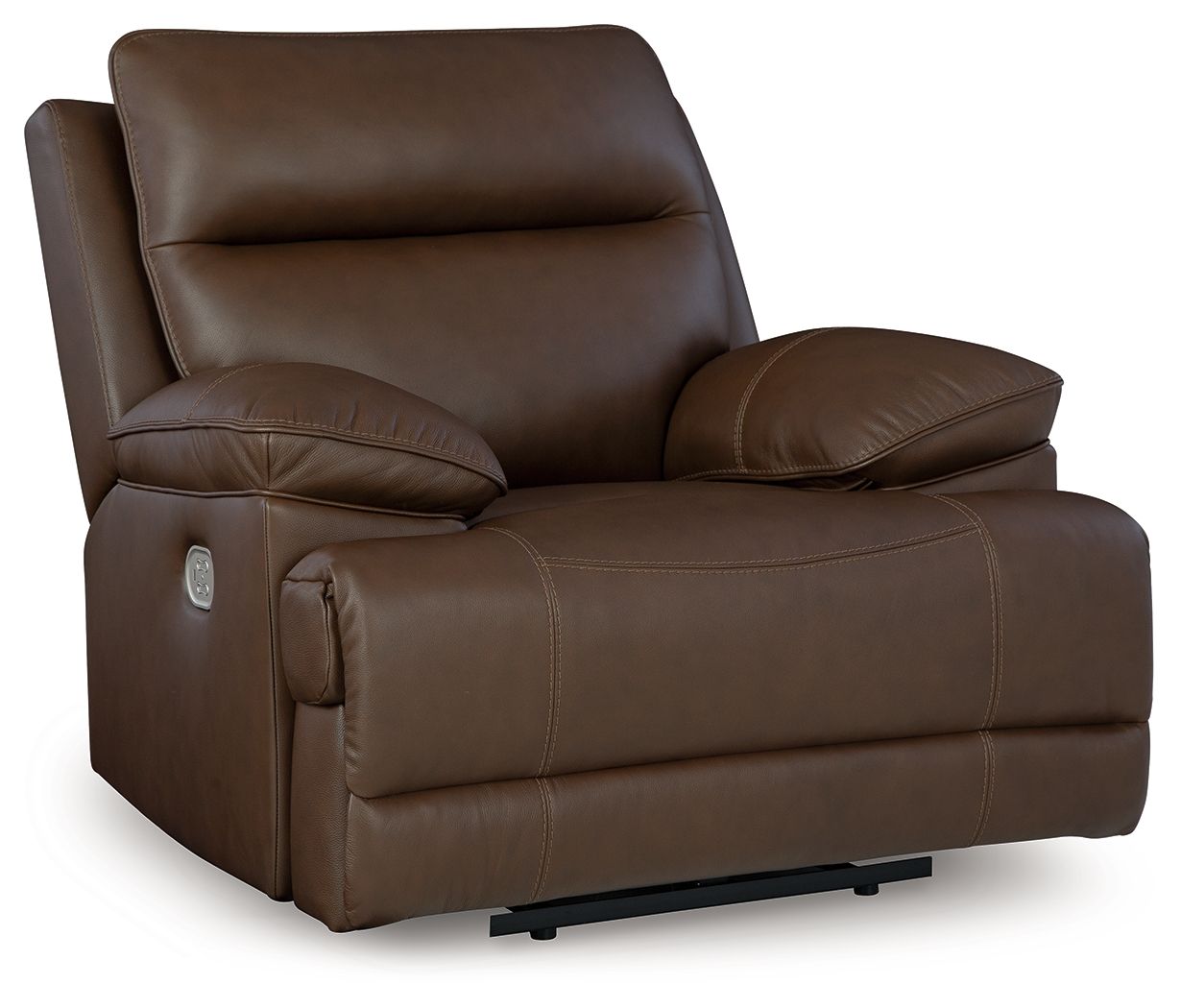 Vonryan - Power Recliner / Adj Headrest - Tobacco - Stylish Home Furniture