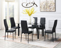 D635 - Dining Table - Black - Stylish Home Furniture