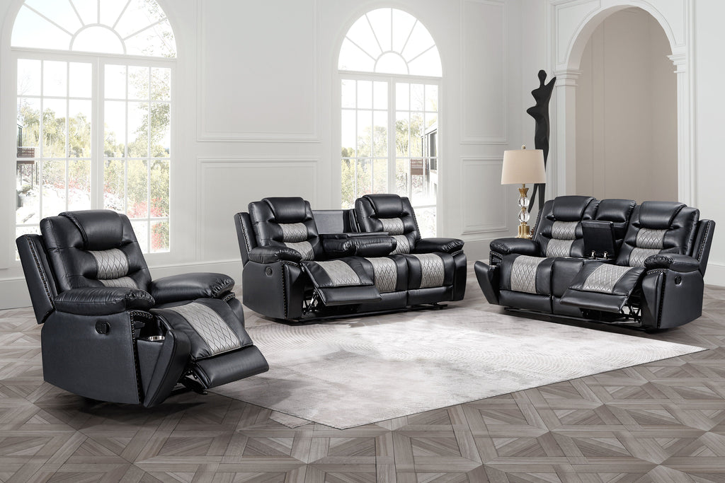 Nikko - Reclining Sofa Set - Stylish Home Furniture