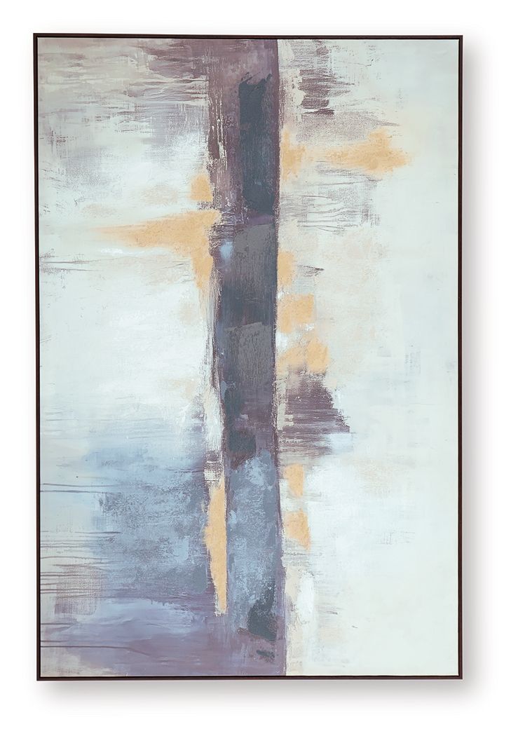 Gatesford - Wall Art - Blue / White / Tan - Stylish Home Furniture