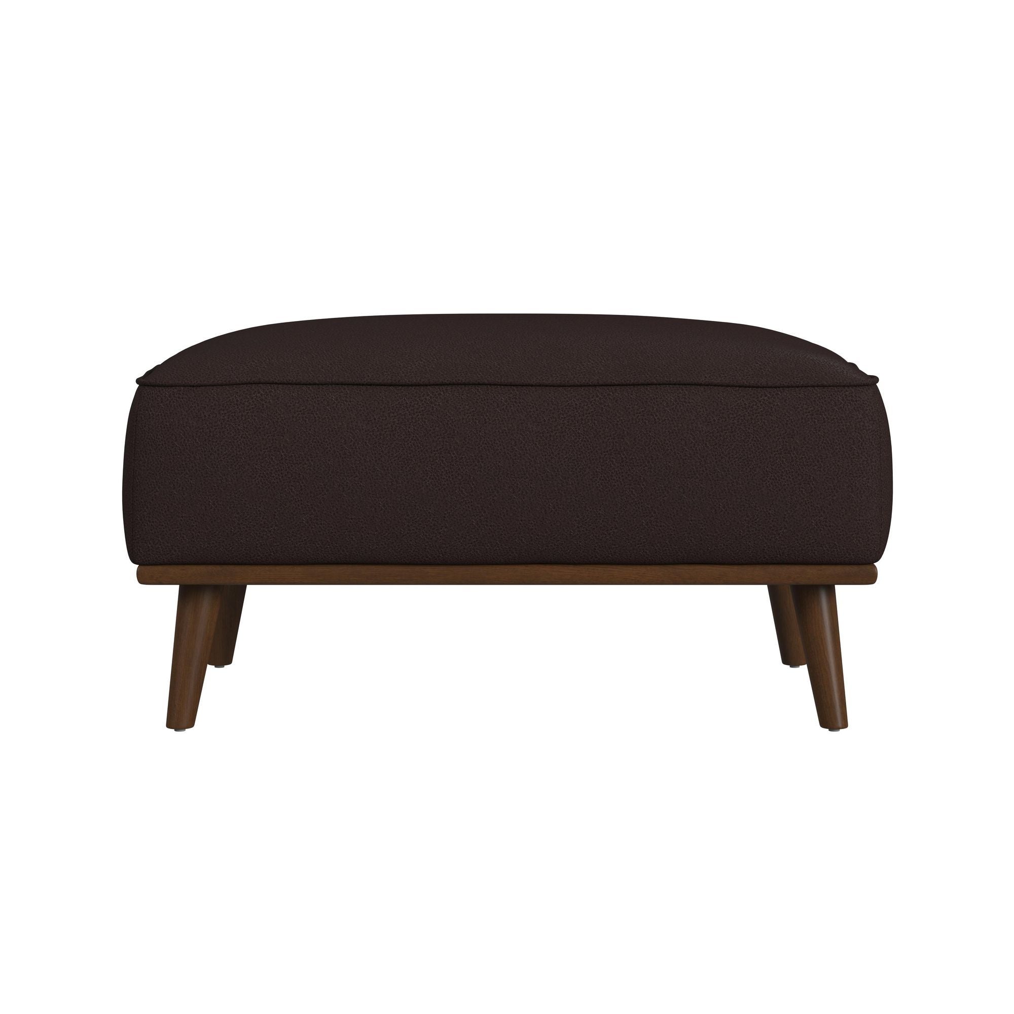 Destiny - Ottoman With Wood Base - Stylish Home Furniture