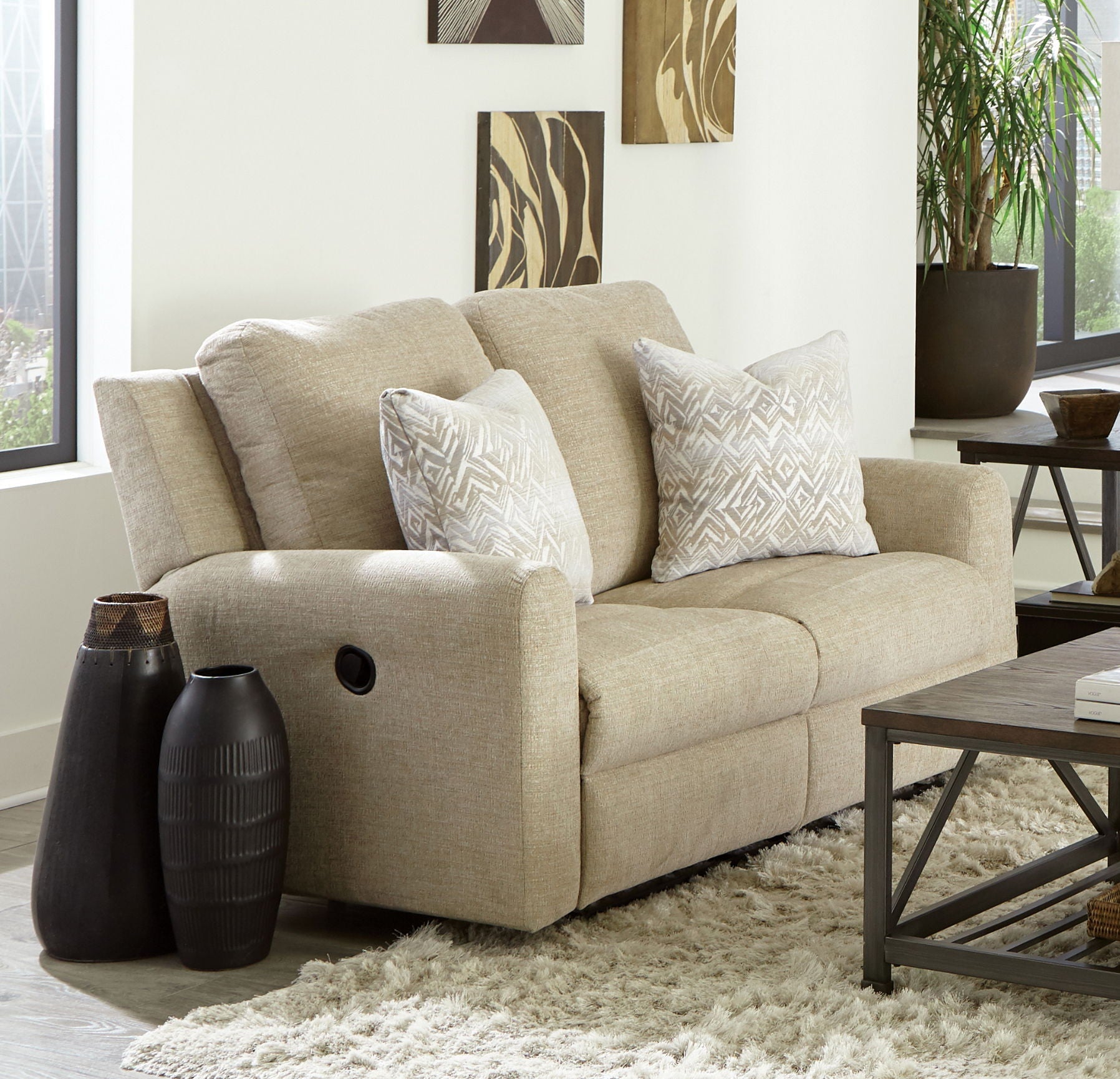 Calvin - Reclining Loveseat - Stylish Home Furniture