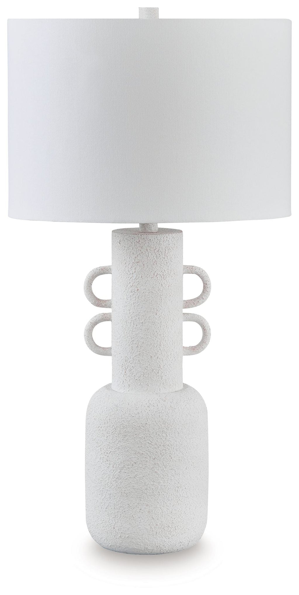 Perringhill - Metal Table Lamp - Distressed White - Stylish Home Furniture